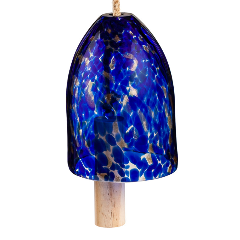 Carillon en forme de cloche bleue 7 "