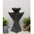 Resin Solar Pedestel Fountain with Light
