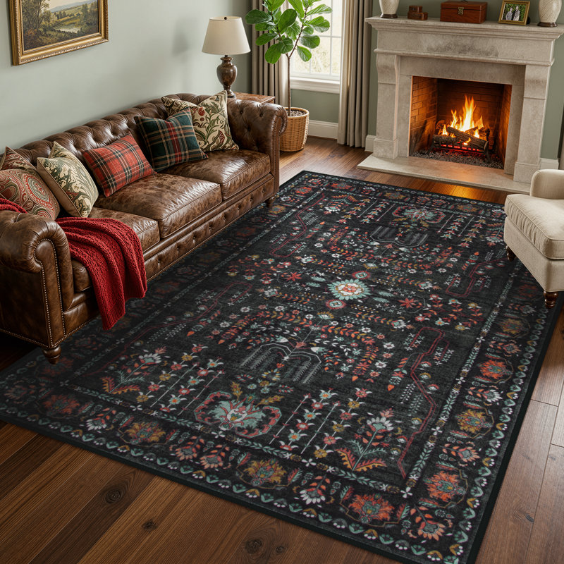 Tapis de salon Kaldi, Rectangle 6 pi x 9 pi