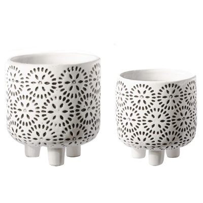 Ensemble de pots à fleurs 2 pièces