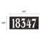 Woodgrain Mid-Century Rectangle Plaque, Standard Wall 1-line-94413653-94345459