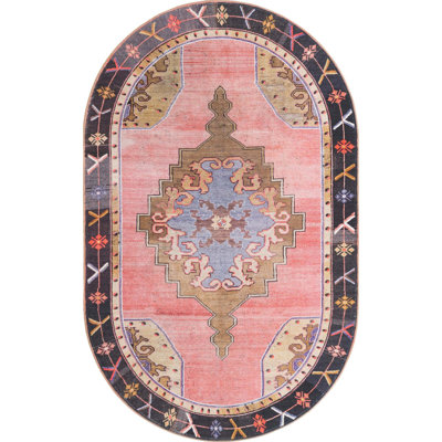 Glessite Chenille Geometric Indoor Rug