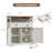 31.5" Sideboard Buffet Cabinet With Storage-1059428380