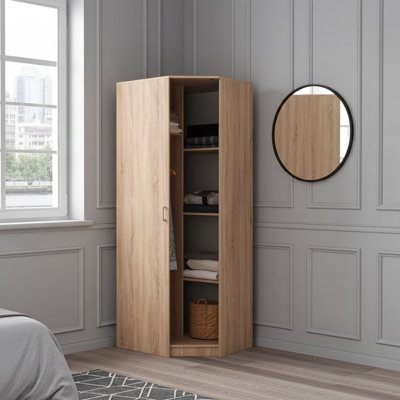 Meeko Manufactured Wood Wardrobe