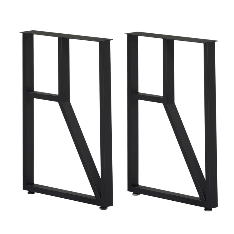  2 PCS Metal Furniture Legs Table Legs  Black