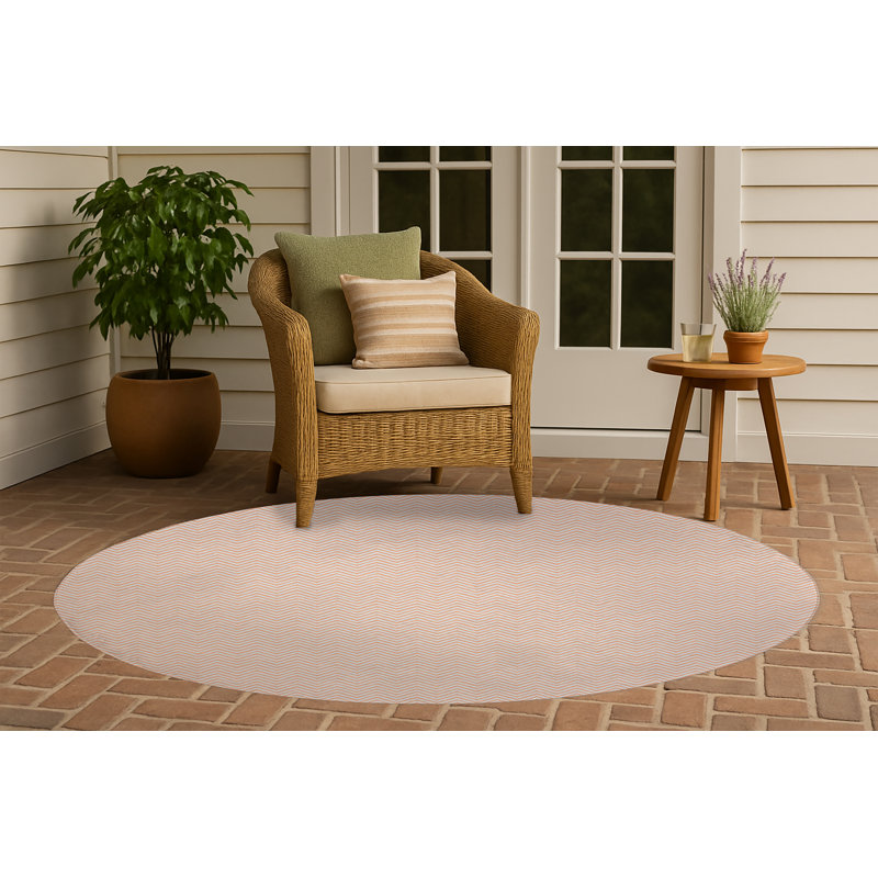 Tapis d'extérieur antidérapant Chevy Champ, Rond 5 pi