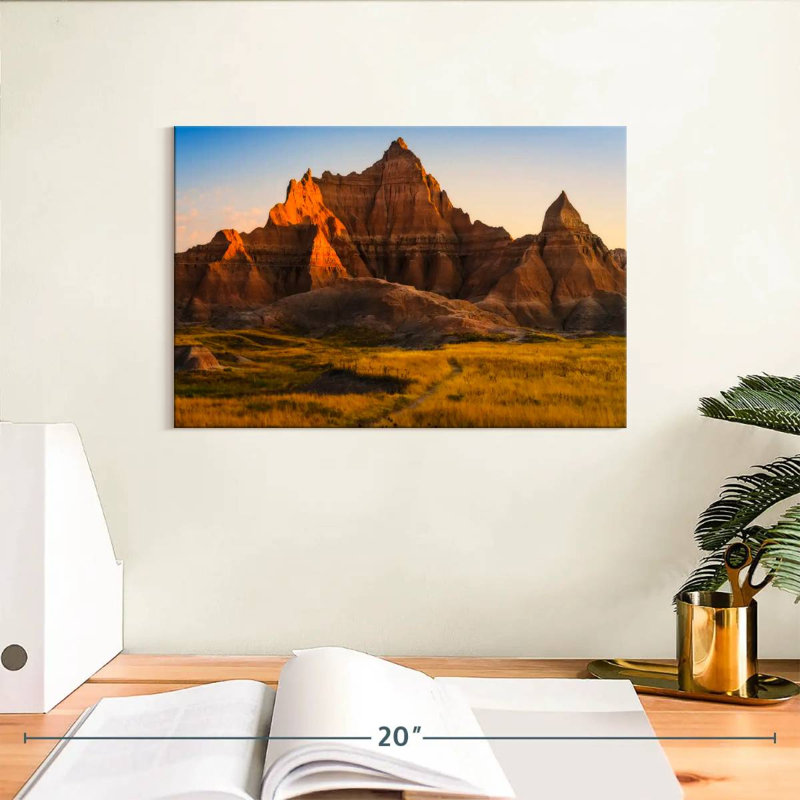 Paysage du parc Alvord Badlands, H 8 po x l 12 po