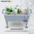 Permasteel - 80QT Retro Rolling Patio Cooler with Divider - Blue-50807094-116395568