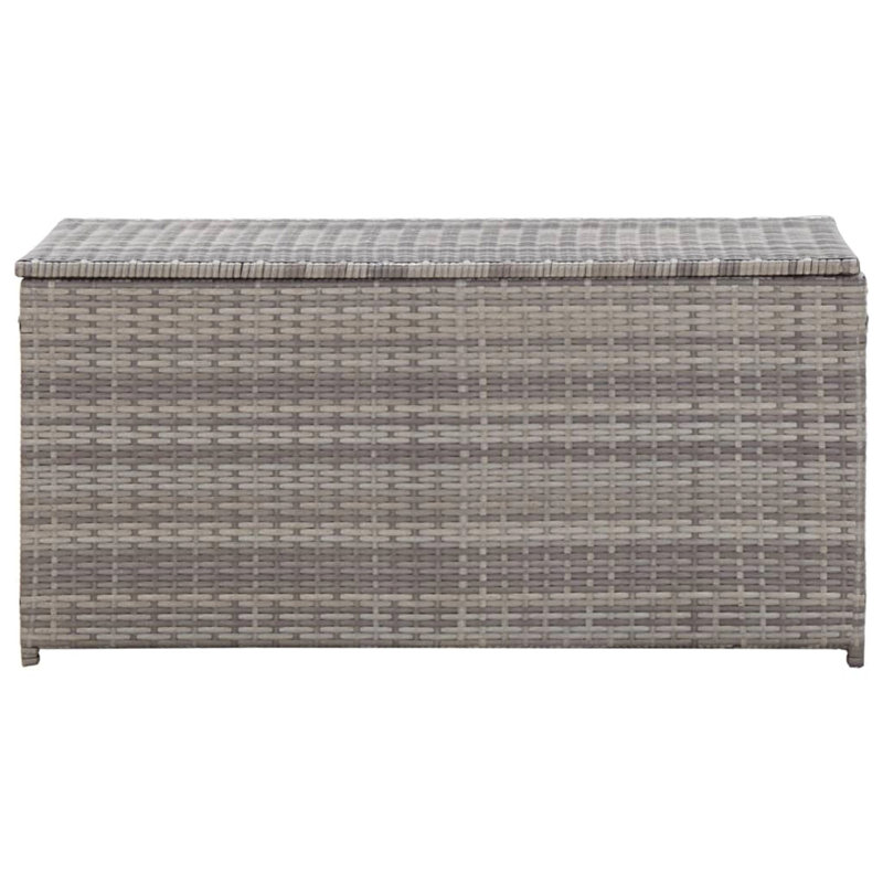 Symple Stuff Briones 100cm W 0L Water Resistant Wicker Deck Box in Grey