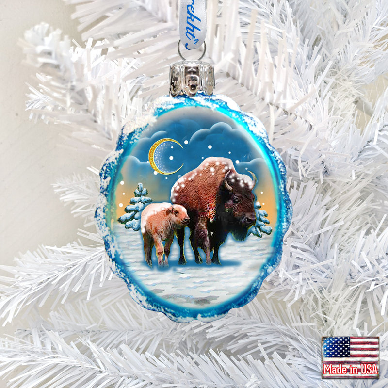 Keepsake 2'' Handmade Glass Holiday Shaped Ornament