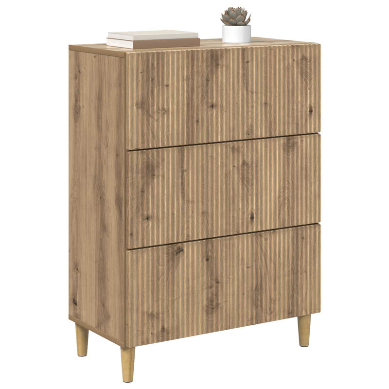 Standard Accent Chest, 90cm H x 66cm W x 34.5cm D, Artisan Oak