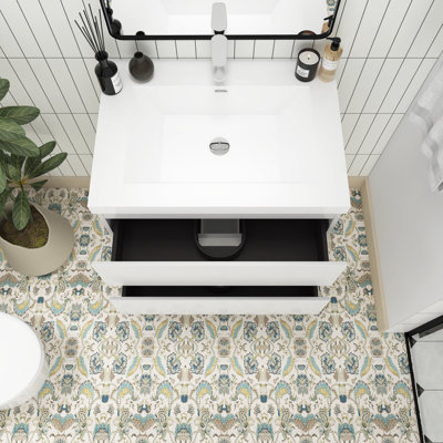 Meuble-lavabo simple avec plateau Gombach
