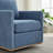 30.5" W Upholstered Comfy Swivel Club Chair-850508338
