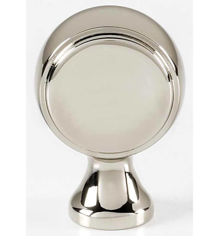 Royale Round Knob, Polished Nickel