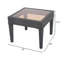 Table d'appoint d'extérieur en osier, table d'appoint-995520351