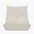 Mélange de polyester blanc cassé sélectionné