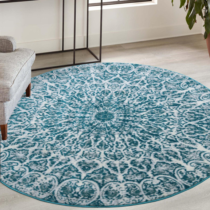 Tapis brun Affleck, Rond 5 pi 3 po, Brun