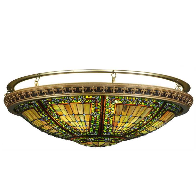 Meyda Tiffany & Stained Glass 8 - Light Flush Mount