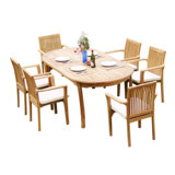 Lua Outdoor 7 - Piece Teak Dining Set