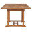 Celise Rectangular Teak Extendable Outdoor Dining Table With Umbrella Hole , 70'' in. W 39'' in. D