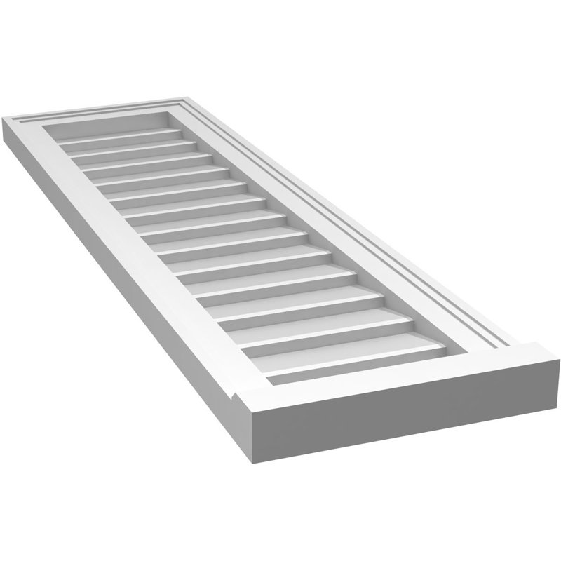 Cadre de seuil Brickmould, brun clair apprêté, H 42 po x l 12 po x P 2 po