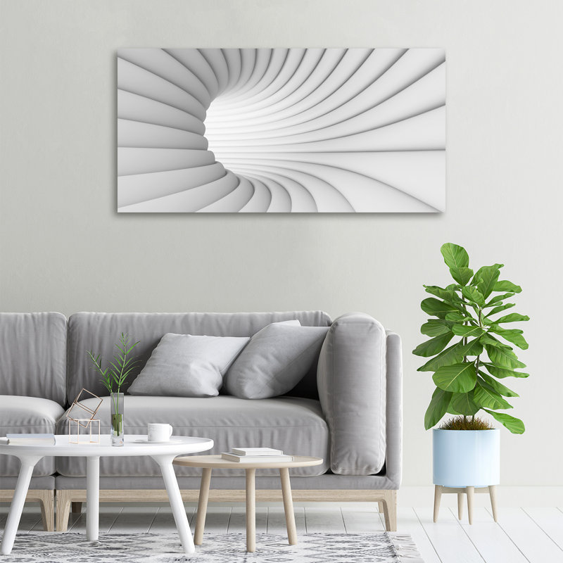 Abstraction Tunnel - Wrapped Canvas Print