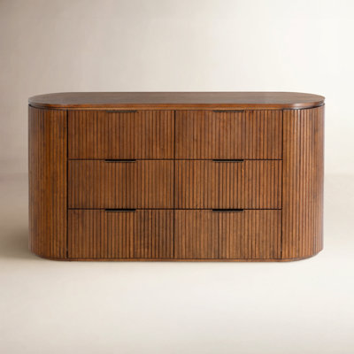 Kiki Fluted 6 Drawer Dresser