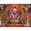 Vajrasattva Shakti (Thangka sans brocart) | Or pur 24 carats avec peinture acrylique