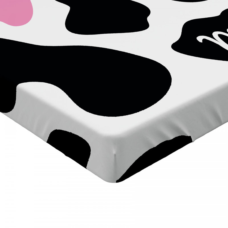 Microfiber Animal Print Fitted Sheet, Twin Fitted Sheet