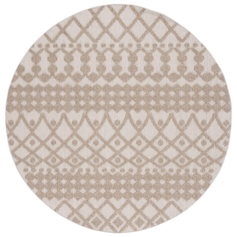 Paradigm Performance Southwestern Indoor/Outdoor Area Rug, Round 6'7"
