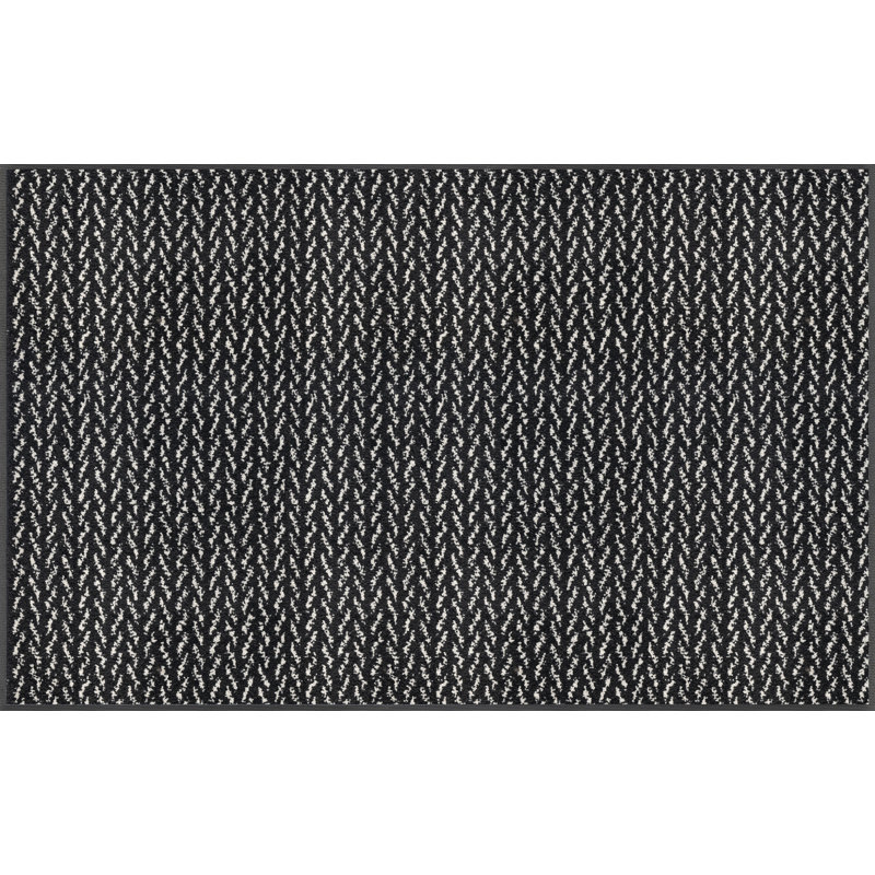 Non-Slip Chevron Doormat, Pepper