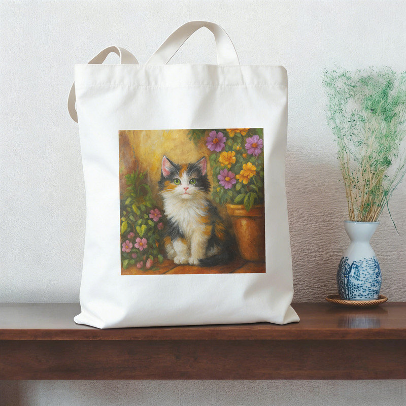 Ensemble de cadeau de Noël 2 pièces Calico Kitten, L 40 po x l 30 po