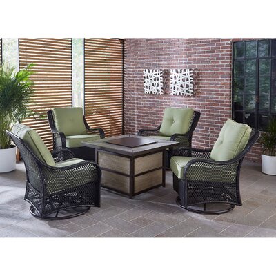 Albertson 5 Piece Sofa Seating Group with Cushions -  Bay Isle Home™, 237451A559774FF88F76F571205E5CB0