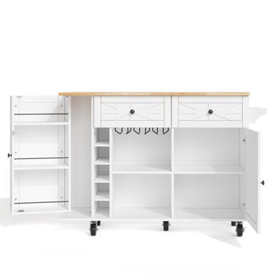 Wood Kitchen Cart