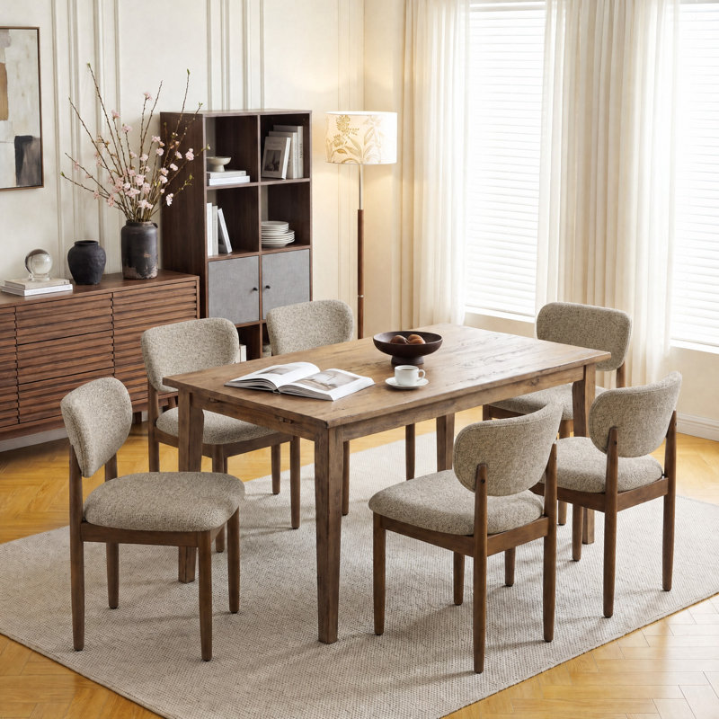 Corsica 48 cm H Fabric Side Chair, Beige