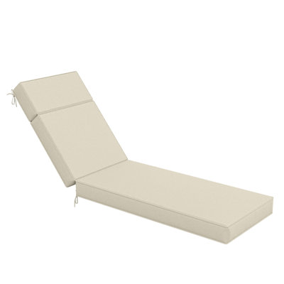 Wynee Outdoor 4'' Chaise Lounge Cushion, Overall 72" L x 21" W (1 Pcs)