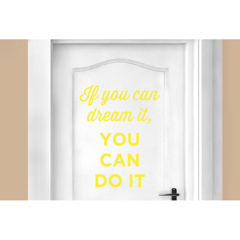 Wall Decal, Bright Yellow