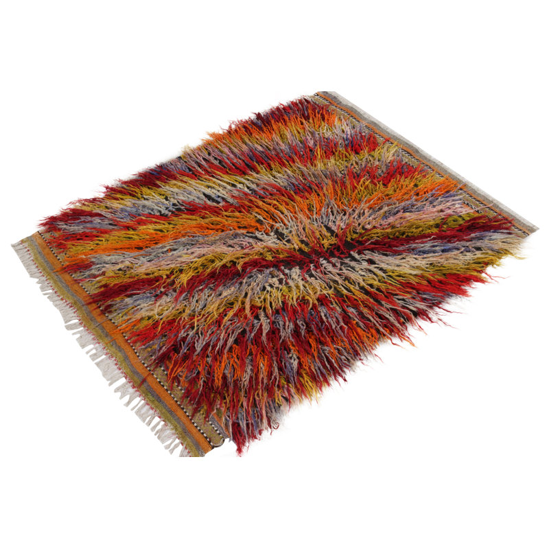 One-of-a-Kind Rectangle 4'3" X 5'2" Area Rug