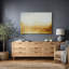 «Soft Earth Tone», art de l'horizon abstrait, images de chambre à coucher, impression sur toile encadrée sur toile.-549527592-549527595
