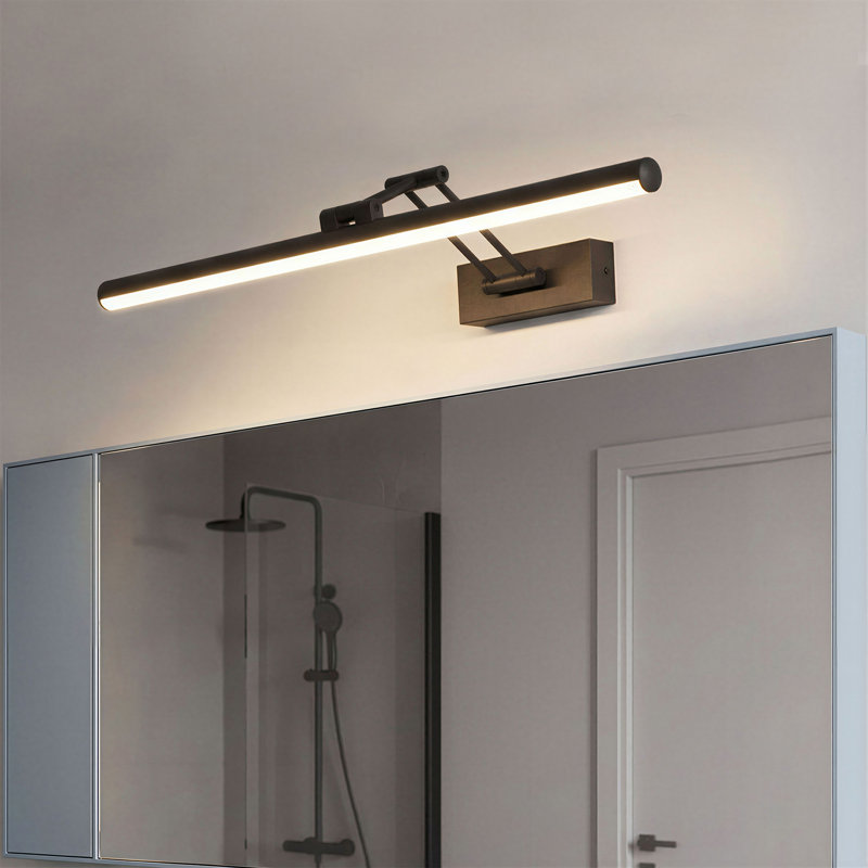 Dimmable LED Bath Bar, Matte Black