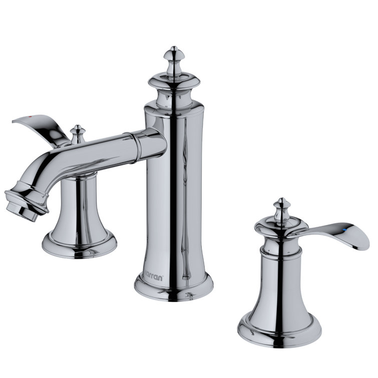 Widespread 2-handle Bathroom Faucet with Drain Assembly