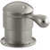 Deck-Mount Trim for Transfer Valve/Vacuum Breaker with Lever Handle