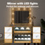 Glass Medium Mirror Vanity Table-1651553470