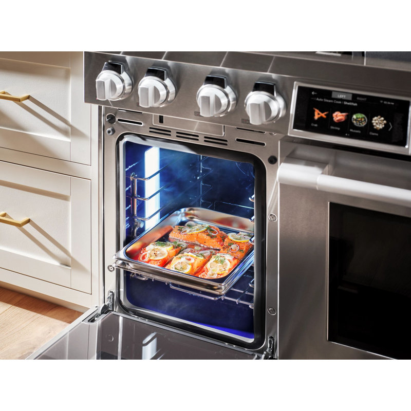 48" Dual-Fuel Pro Range with Built-In Sous Vide