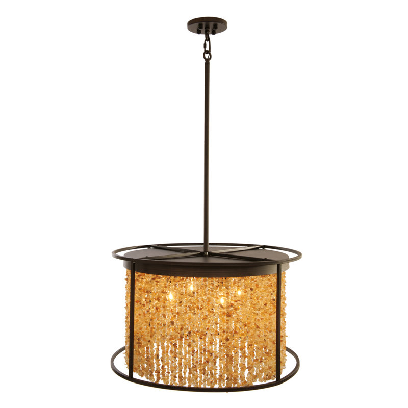 Soho 4 - Light Chandelier, Dark Bronze