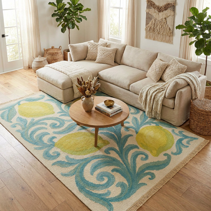Tapis 7 pi x 10 pi Lemon Vine
