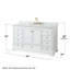 Ensemble de meuble-lavabo simple 60 po Deborah-40065236-61126979