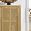 Buffet Mid-Century moderne en rotin avec 2 trous de sortie, pour le rangement et le style dans n'importe quelle pièce-1199598314