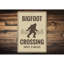 Enseigne en aluminium Bigfoot Crossing-58278750