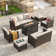 Rhylee 7 - Person Patio Conversation Sets with Cushions